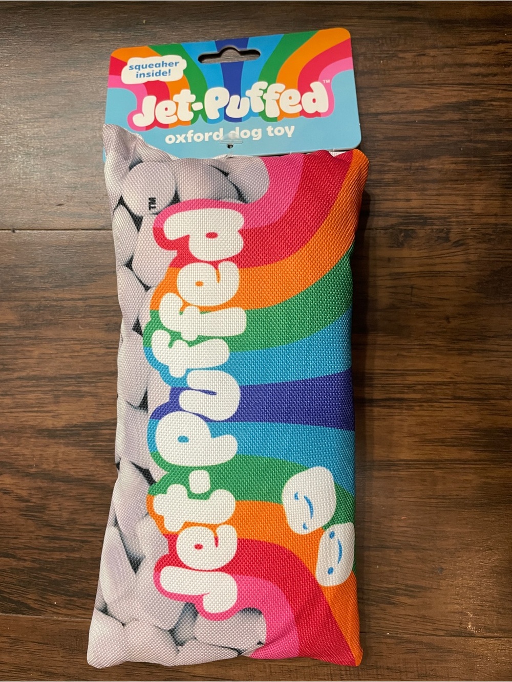 Rainbow Oxford Dog Toy - Multicolor